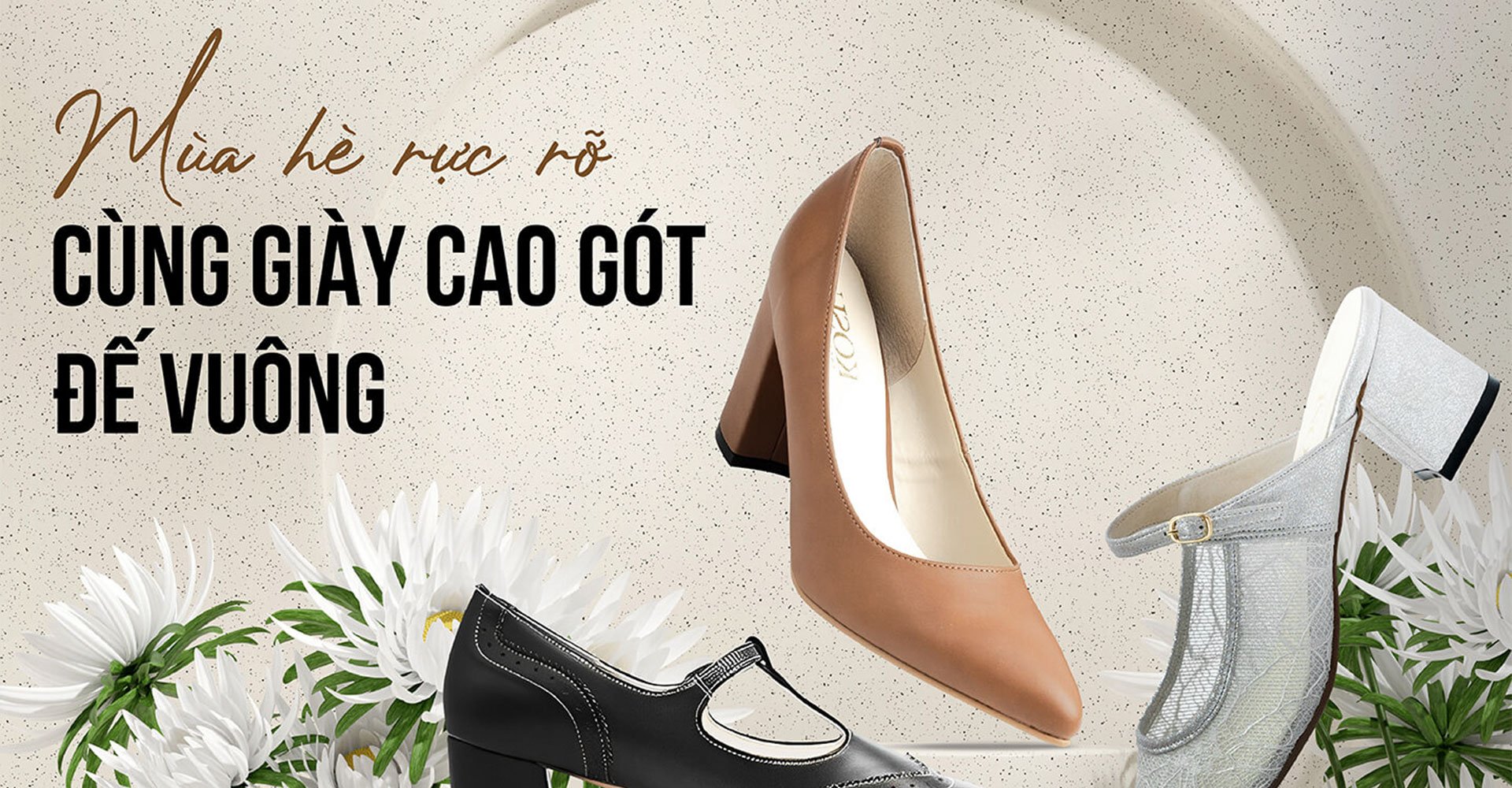 Bí quyết bảo quản giày cao gót đế vuông để luôn bền đẹp