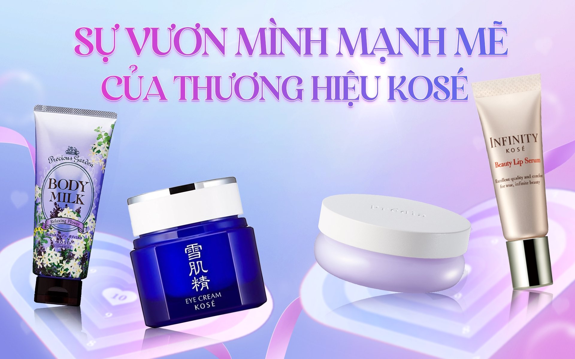 Từ Tokyo đến toàn cầu: Sự vươn mình mạnh mẽ của thương hiệu Kosé