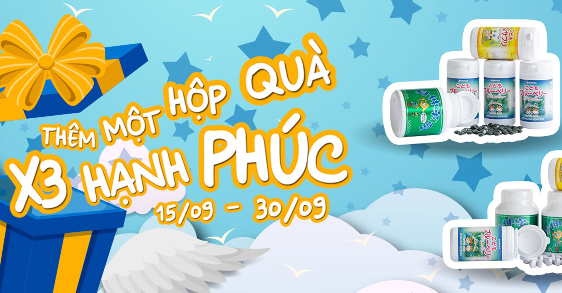 MUA 4 NHẬN 5 cùng bộ 3 siêu phẩm cho con cao lớn và thông minh hơn