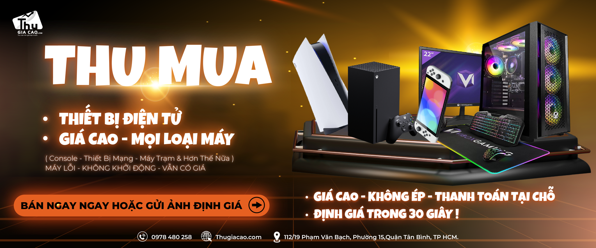 Quy Trình Thu Mua Máy Cũ Tại THU GIA CAO