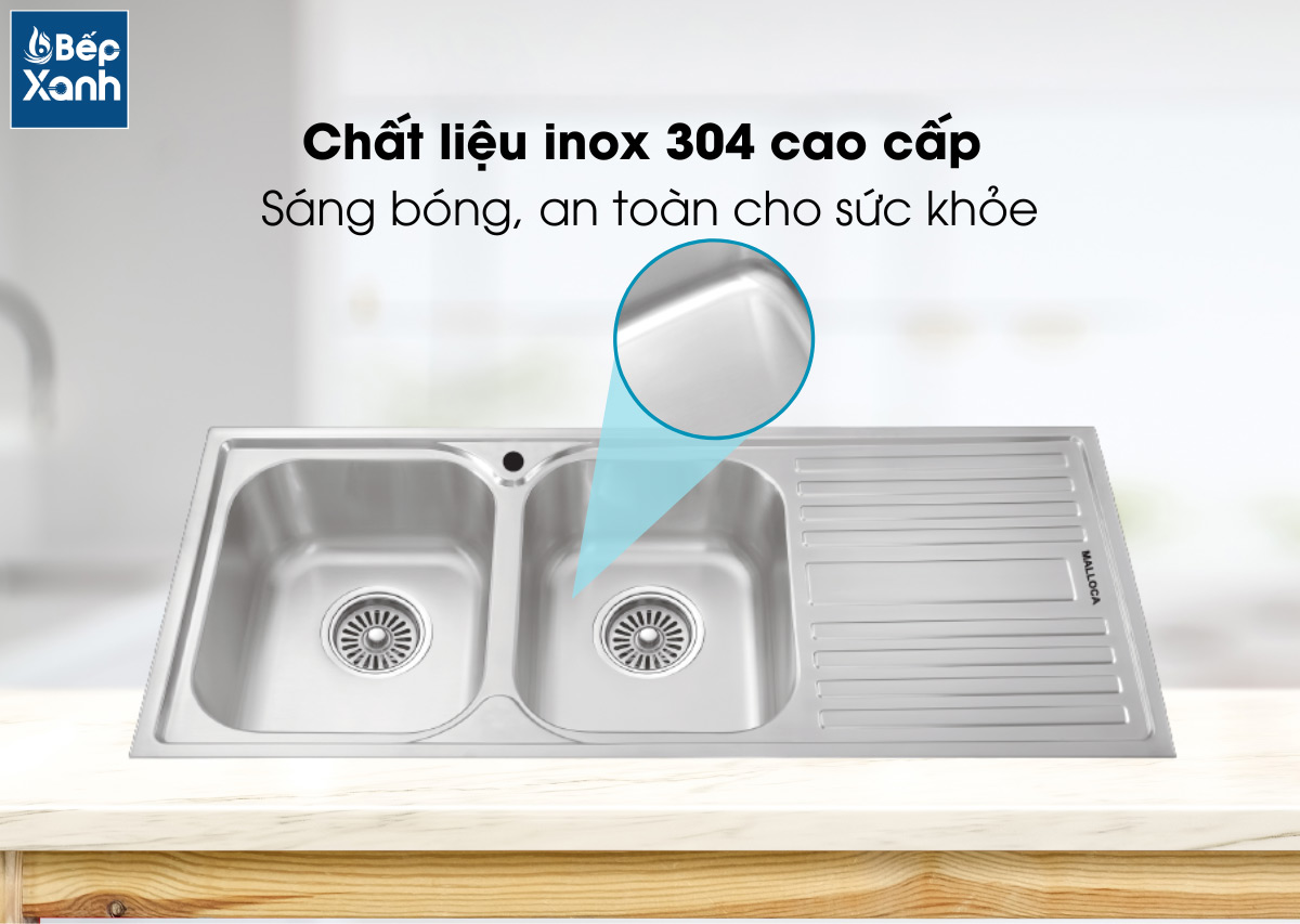 Chất liệu inox 304 cao cấp Chất liệu inox 304 cao cấp