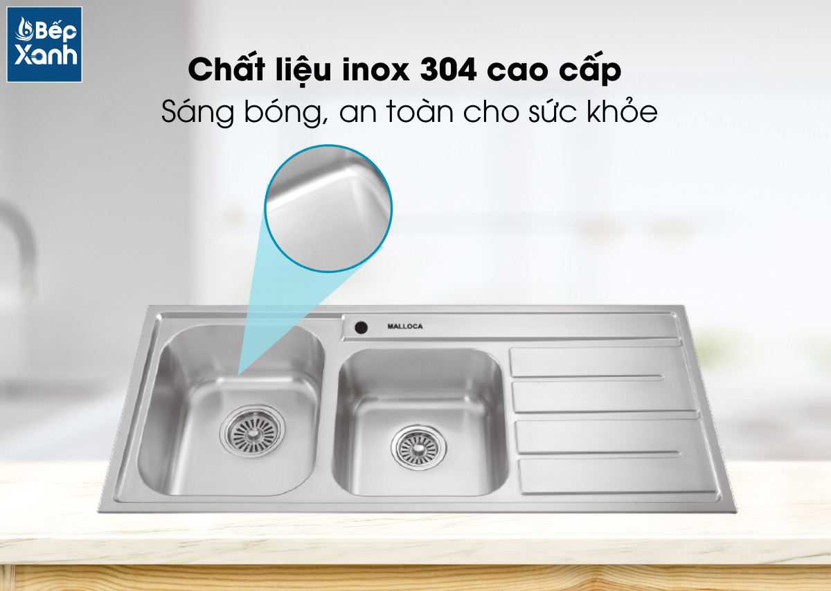 Chất liệu inox 304 cao cấp Chất liệu inox 304 cao cấp
