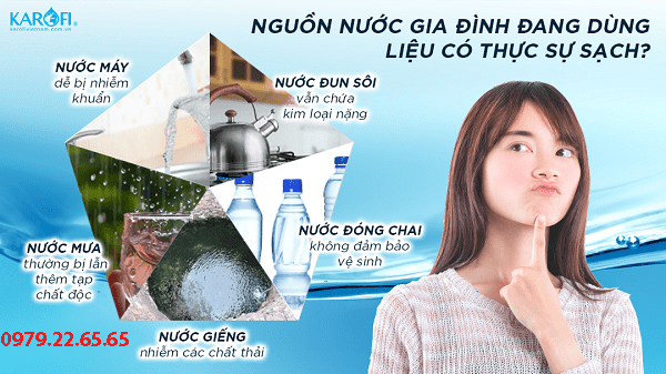 nguồn nước nhà bạn có thực sự sạch