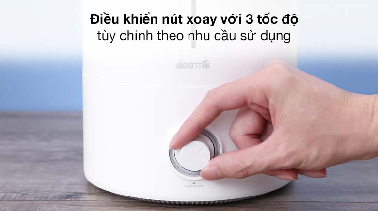 Điều khiển bằng nút xoay - Máy tạo độ ẩm Deerma F628 Điều khiển bằng nút xoay - Máy tạo độ ẩm Deerma F628