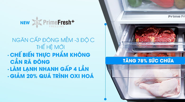ngăn đông mềm thế hệ mới - NR-BC360QKVN ngăn đông mềm thế hệ mới - NR-BC360QKVN