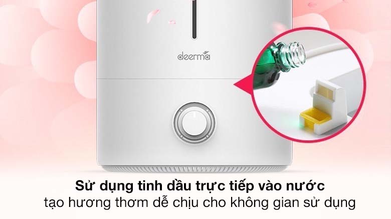 Sử dụng tinh dầu - Máy tạo độ ẩm Deerma F628 Sử dụng tinh dầu - Máy tạo độ ẩm Deerma F628