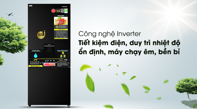 Tủ lạnh Panasonic Inverter 377 lít NR-BX421GPKV - Inverter Tủ lạnh Panasonic Inverter 377 lít NR-BX421GPKV - Inverter