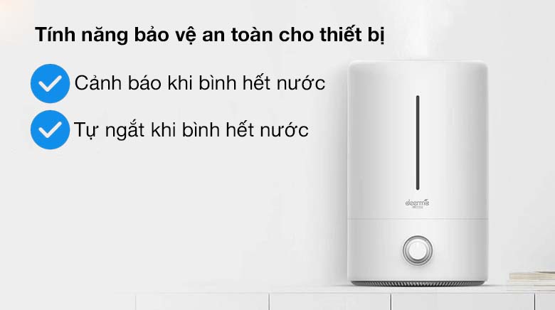 Tính năng an toàn - Máy tạo độ ẩm Deerma F628 Tính năng an toàn - Máy tạo độ ẩm Deerma F628