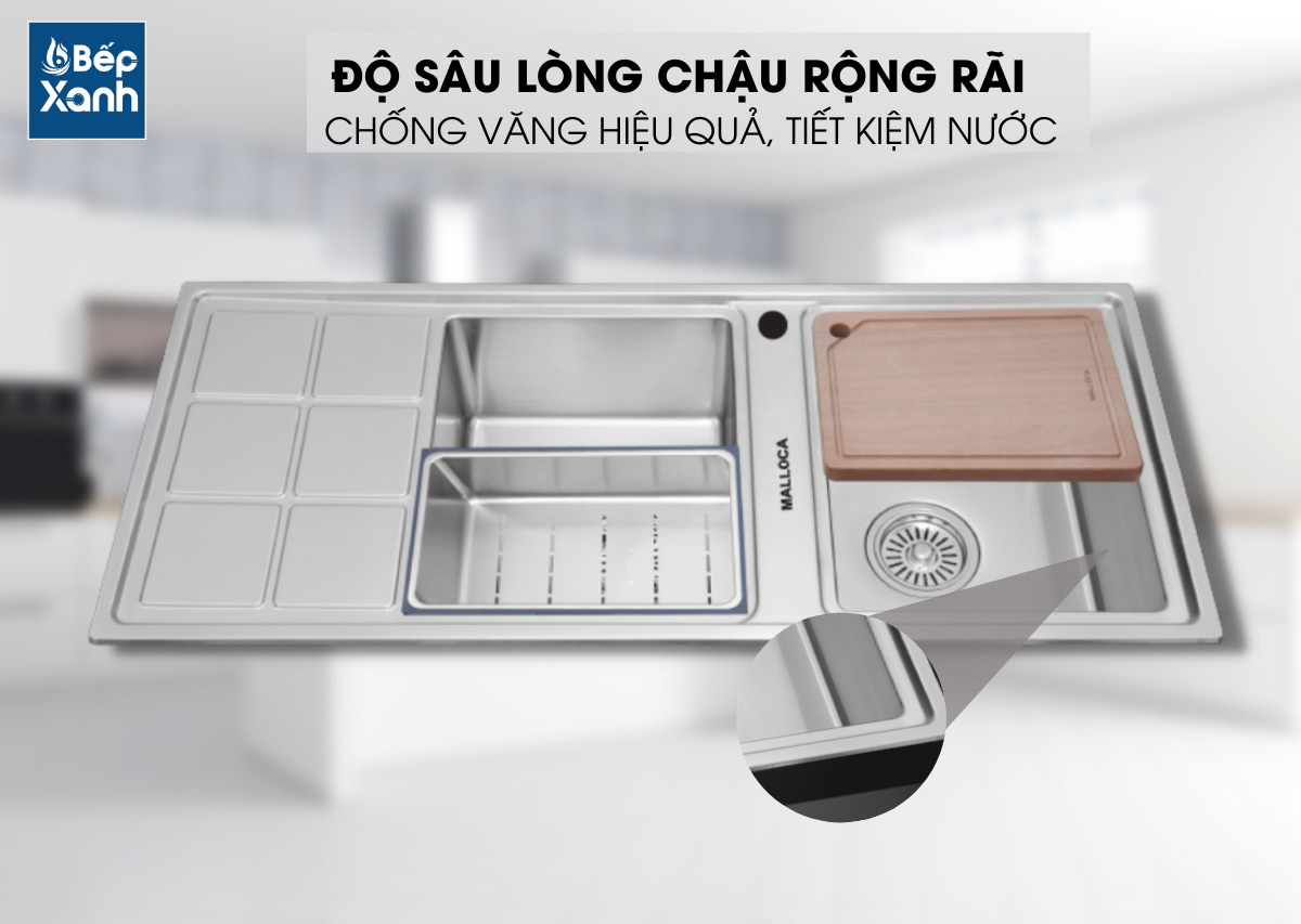 Độ sâu lòng chậu Độ sâu lòng chậu