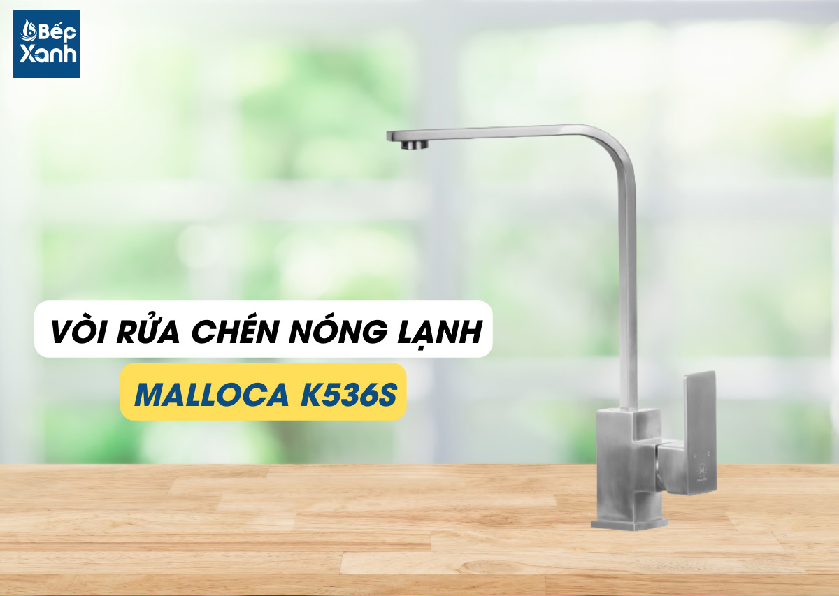 Vòi rửa chén nóng lạnh Malloca K536s Vòi rửa chén nóng lạnh Malloca K536s