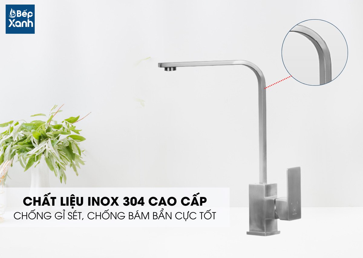 Chất liệu inox 304 cao cấp Chất liệu inox 304 cao cấp