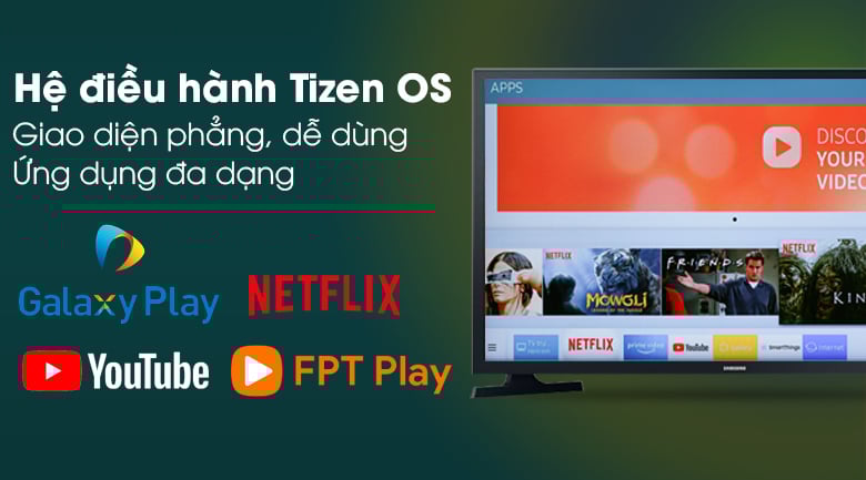 Smart Tivi Samsung 32 inch UA32T4500 - Tizen OS
