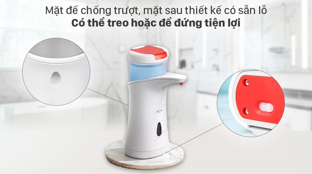 Máy rửa tay tự động thông minh DEERMA XS100 - Mặt đế chống trượt Máy rửa tay tự động thông minh DEERMA XS100 - Mặt đế chống trượt