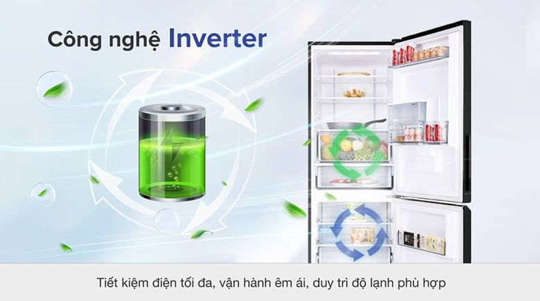 Tủ lạnh Panasonic Inverter 290 lít NR-BV320WKVN - Công nghệ Inverter Tủ lạnh Panasonic Inverter 290 lít NR-BV320WKVN - Công nghệ Inverter