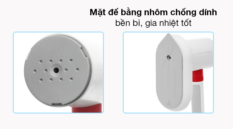 Bàn ủi hơi nước cầm tay DEERMA HS218 - Mặt đế chất liệu nhôm phủ chống dính Bàn ủi hơi nước cầm tay DEERMA HS218 - Mặt đế chất liệu nhôm phủ chống dính