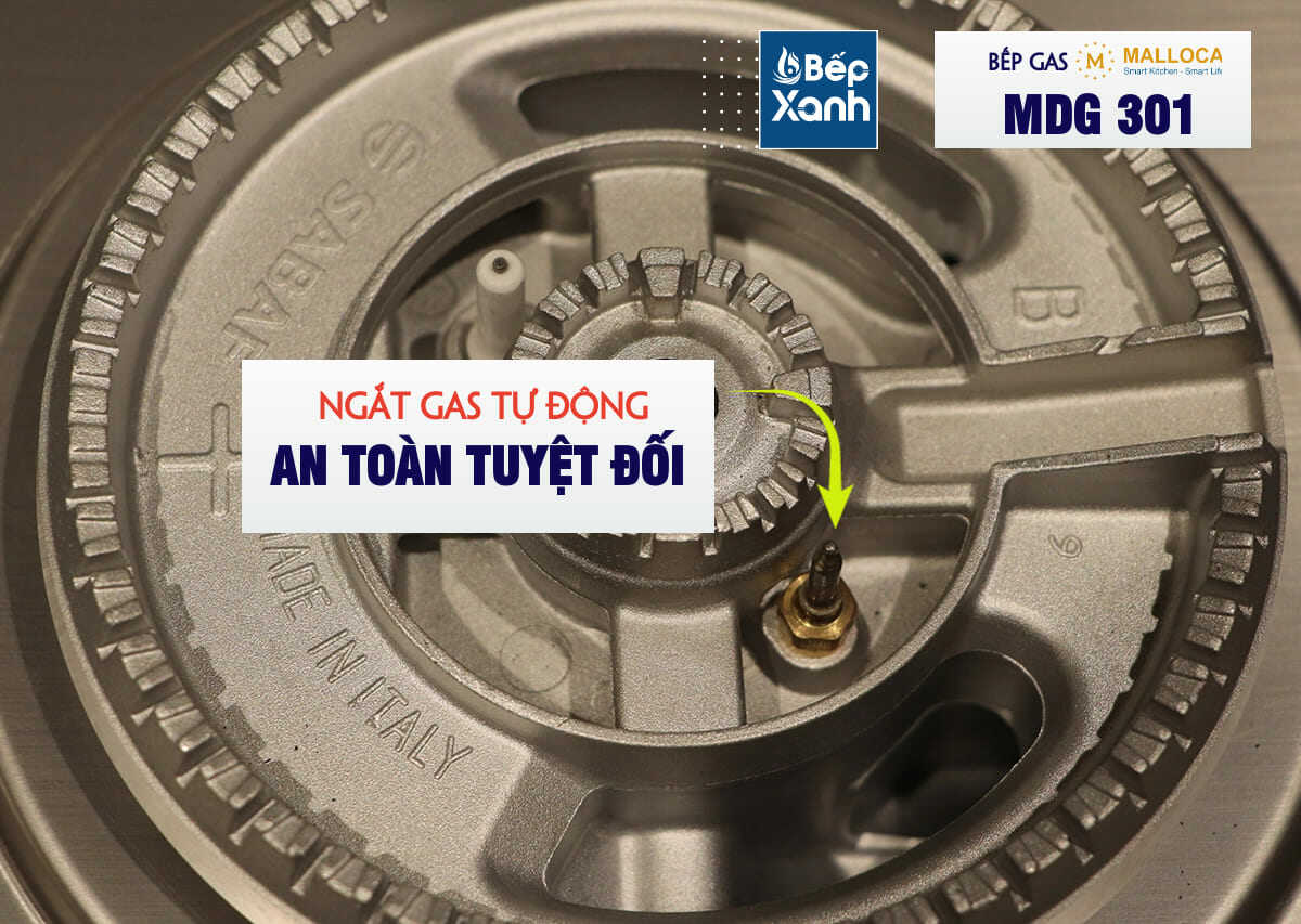 ngắt gas tự động trên malloca mdg 301