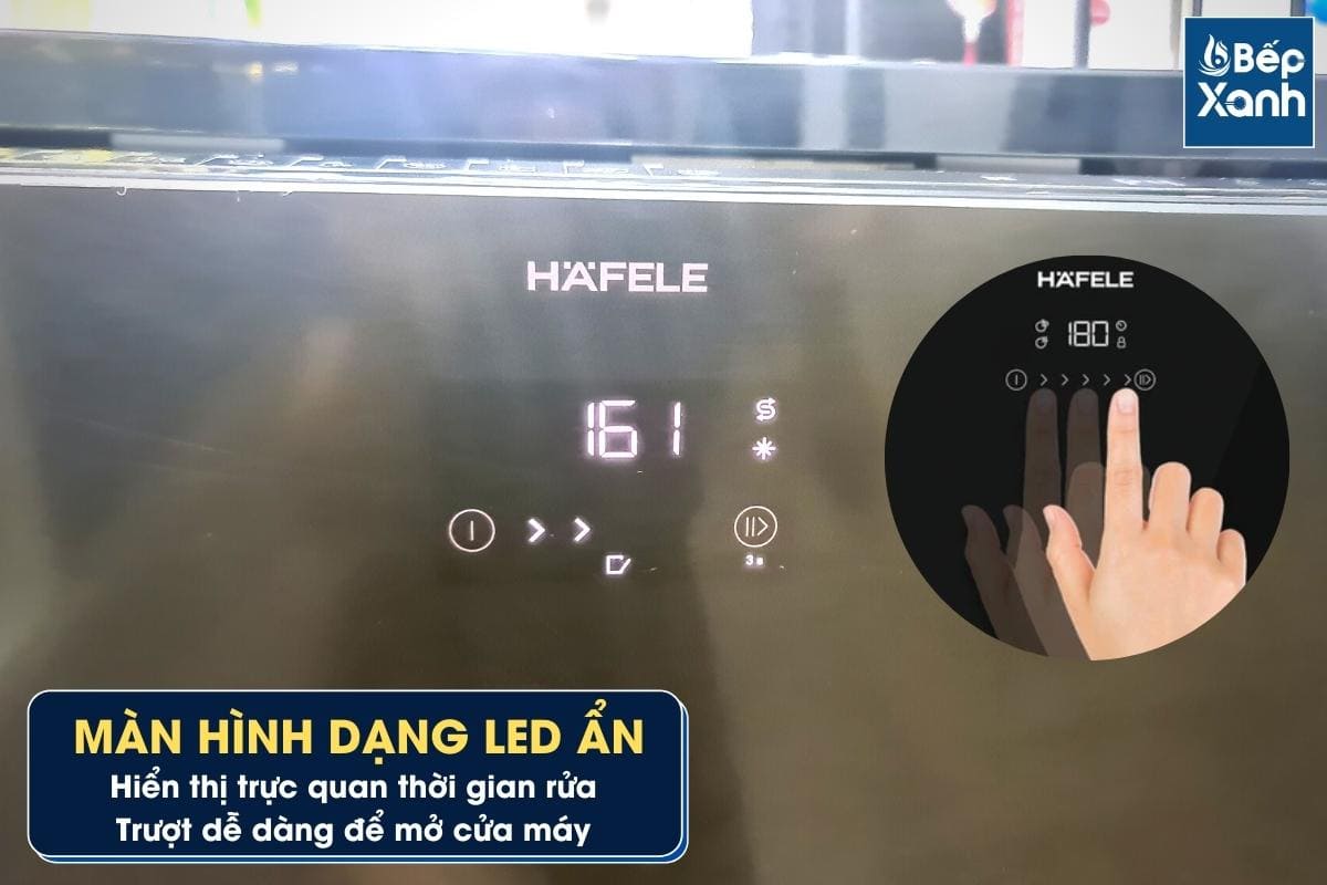 Mặt trước máy rửa chén Hafele HDW-F60F