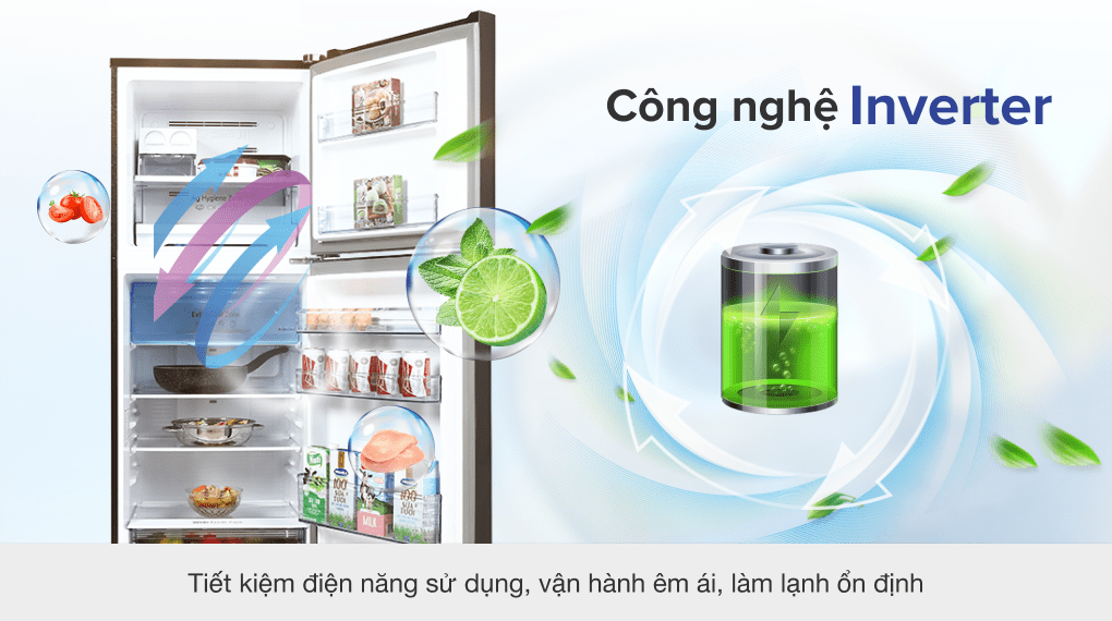 Tủ lạnh Panasonic Inverter 306 lít NR-TV341VGMV - Công nghệ Inverter Tủ lạnh Panasonic Inverter 306 lít NR-TV341VGMV - Công nghệ Inverter