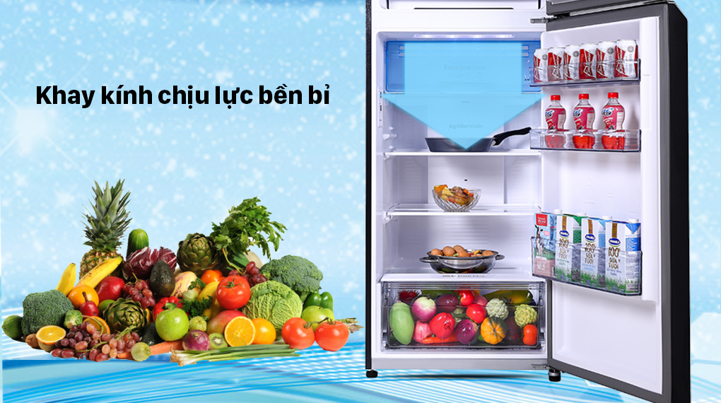 Tủ lạnh Panasonic Inverter 366 lít NR-TL381VGMV - Kính chịu lực Tủ lạnh Panasonic Inverter 366 lít NR-TL381VGMV - Kính chịu lực