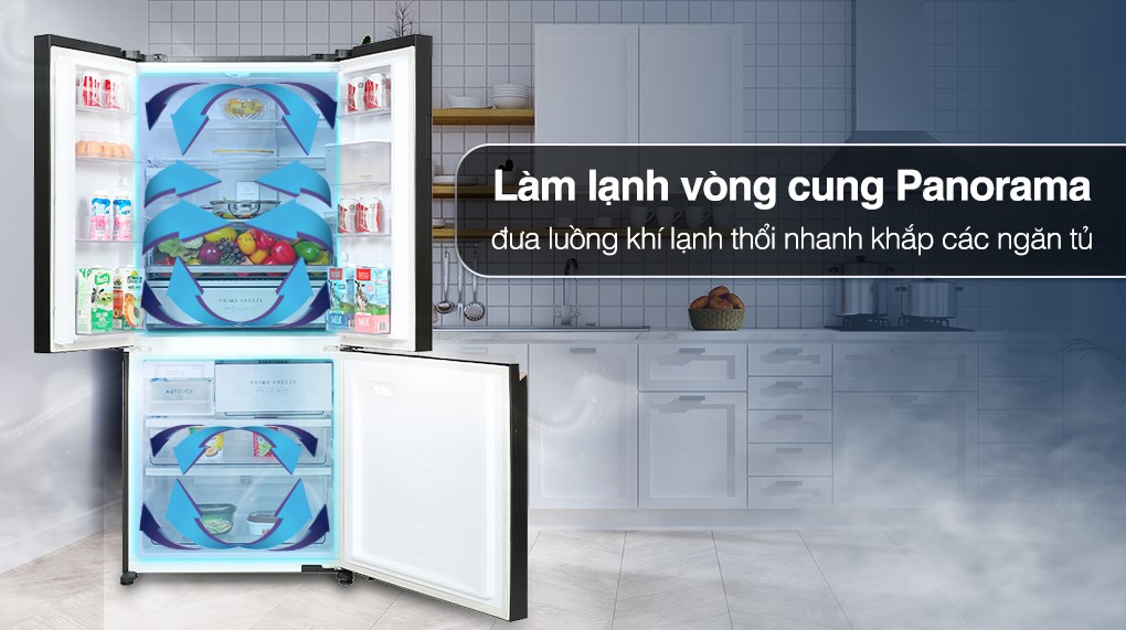 Tủ lạnh Panasonic Inverter 495 lít NR-CW530XMMV - Công nghệ làm lạnh Tủ lạnh Panasonic Inverter 495 lít NR-CW530XMMV - Công nghệ làm lạnh