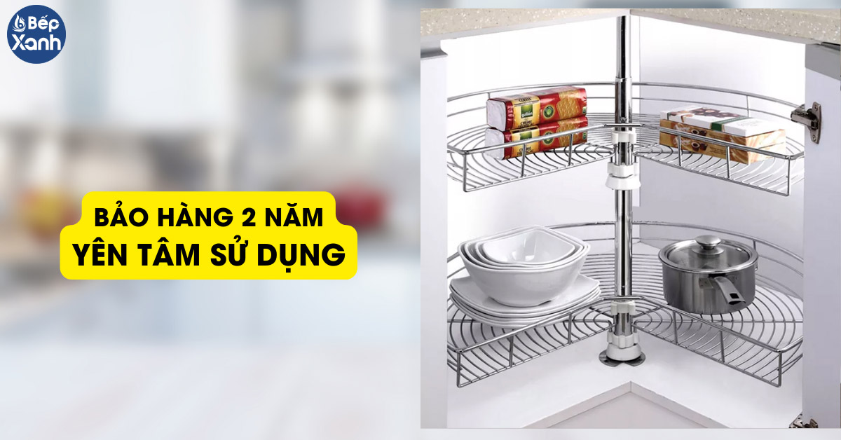 Mâm xoay Inox Eurogold EVR270A bảo hành chính hãng 2 năm