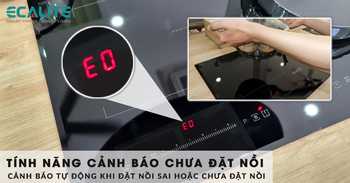 EL-MS2999IR có tính năng tự động cảnh báo khi đặt nồi không phù hợp