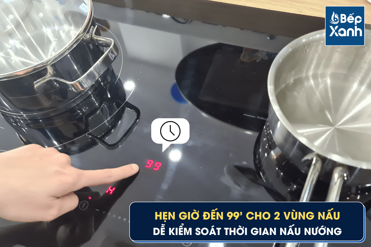 Tính năng hẹn giờ đến 99'