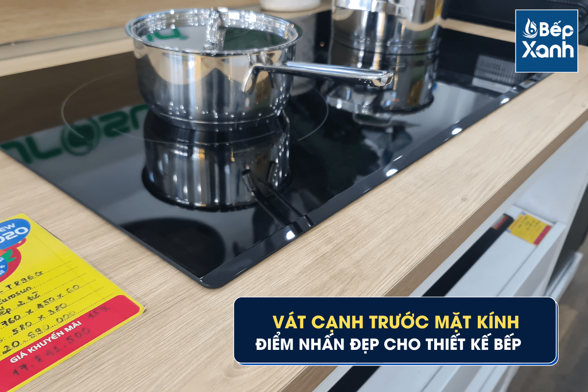 Bếp điện từ Hafele thiết kế vát cạnh tinh tế
