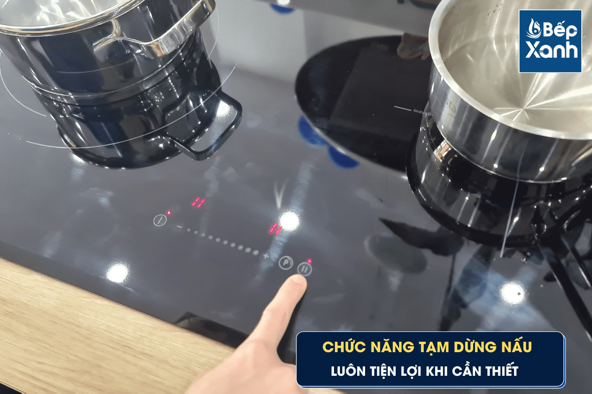 Chức năng tạm dừng nấu tiện lợi