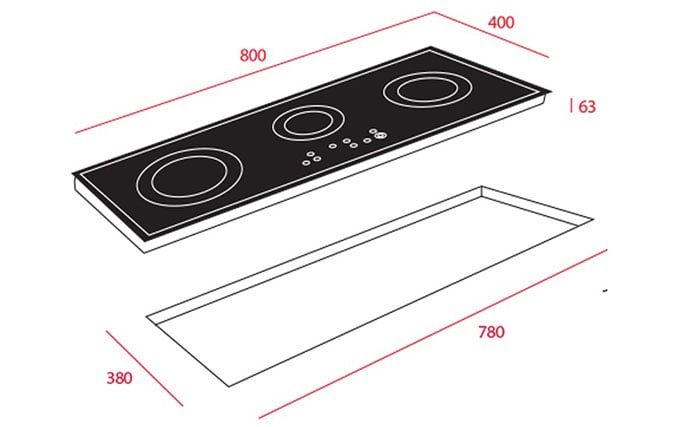 Bếp điện từ Teka TR 831 HZ cao cấp