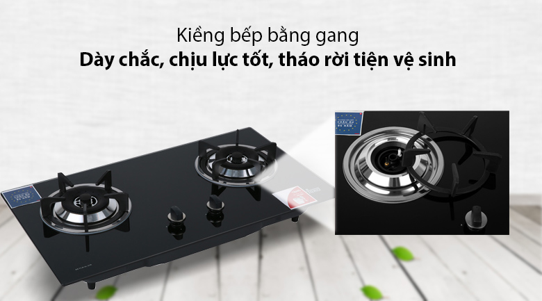 Kiềng gang bền chắc - Bếp gas âm TEKA GS 73 AI AL 2TR Kiềng gang bền chắc - Bếp gas âm TEKA GS 73 AI AL 2TR