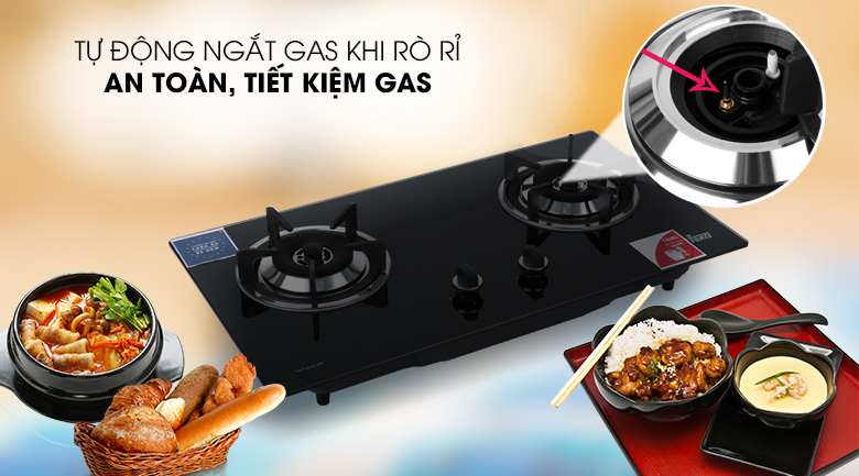 Ngắt gas an toàn - Bếp gas âm TEKA GS 73 AI AL 2TR Ngắt gas an toàn - Bếp gas âm TEKA GS 73 AI AL 2TR