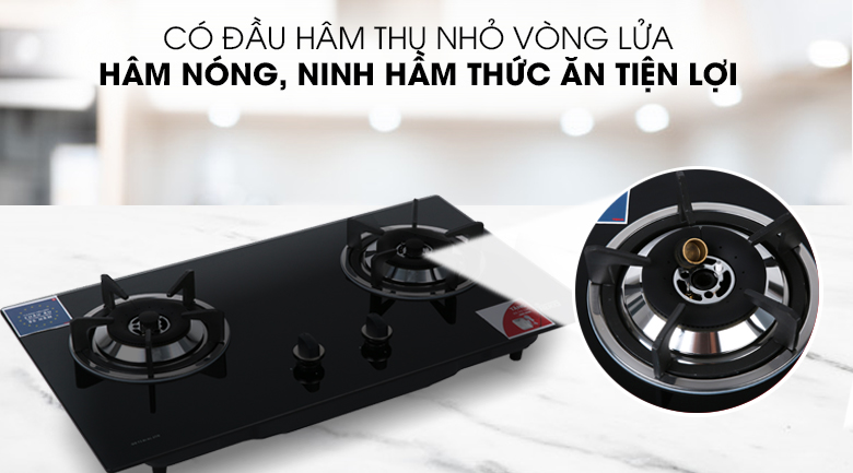 Đầu hâm tiện dụng - Bếp gas âm TEKA GS 73 AI AL 2TR Đầu hâm tiện dụng - Bếp gas âm TEKA GS 73 AI AL 2TR