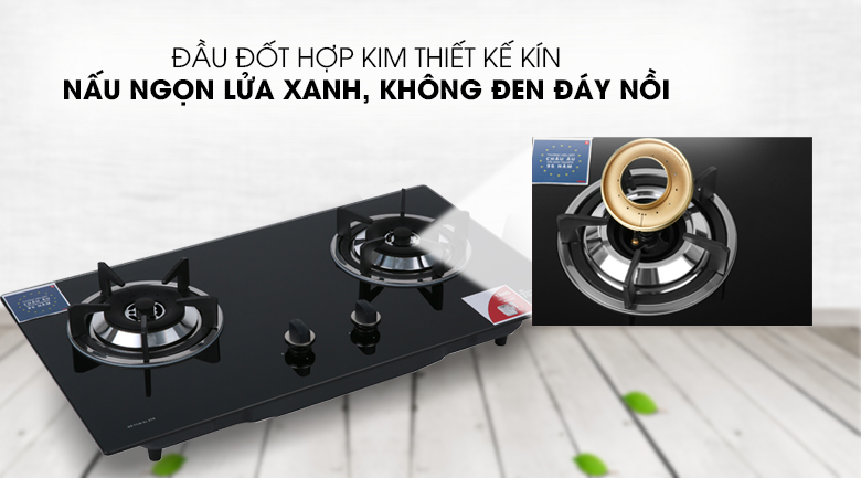 Đầu đốt tiết kiệm gas - Bếp gas âm TEKA GS 73 AI AL 2TR Đầu đốt tiết kiệm gas - Bếp gas âm TEKA GS 73 AI AL 2TR