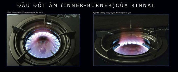 Bếp gas âm Rinnai RVB-2GI(B) Công nghệ Nhật Bản