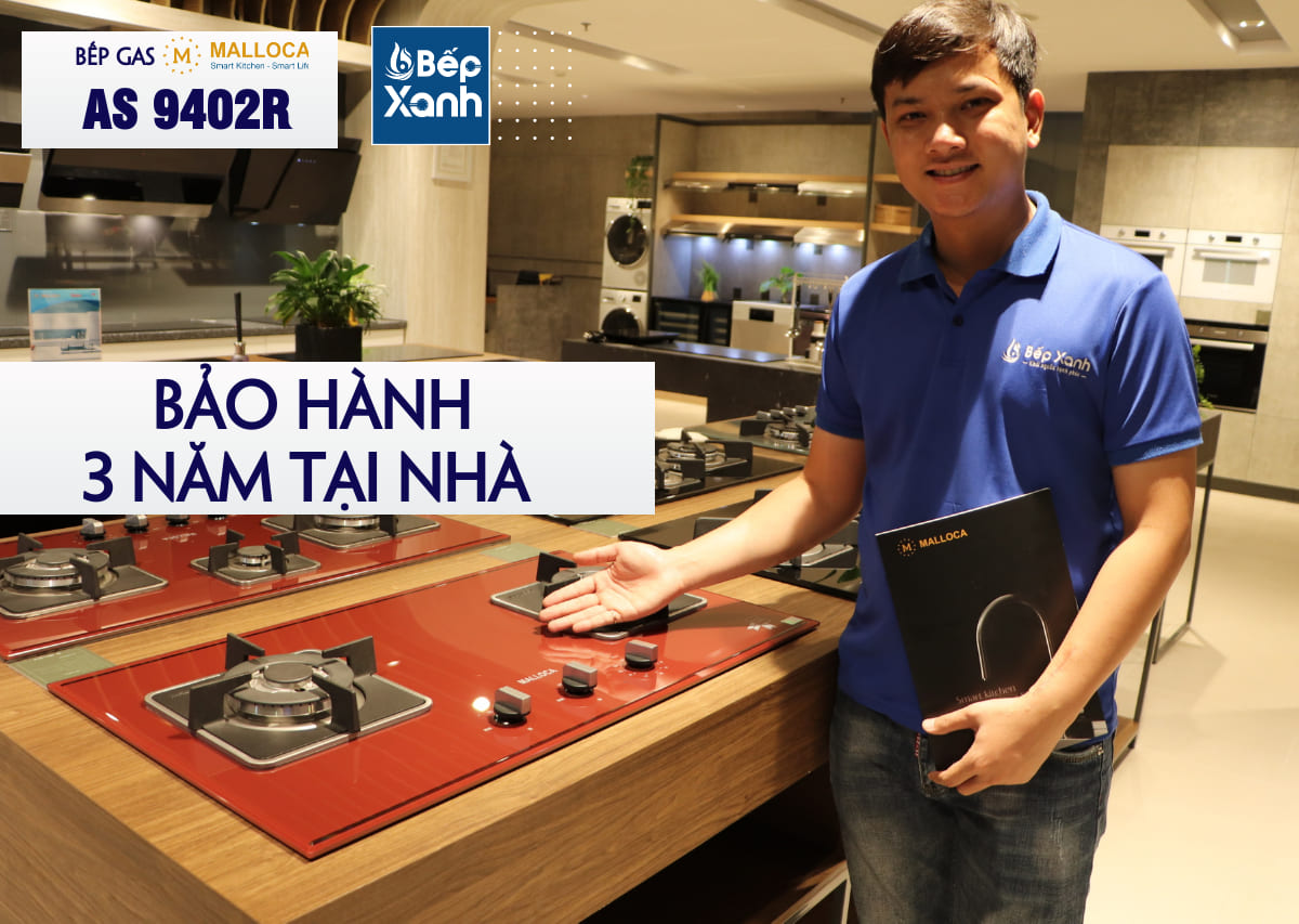bếp gas đôi Malloca AS 9402R bảo hành 3 năm bếp gas đôi Malloca AS 9402R bảo hành 3 năm
