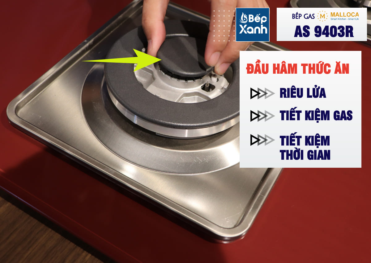 đầu hâm tiết kiệm gas