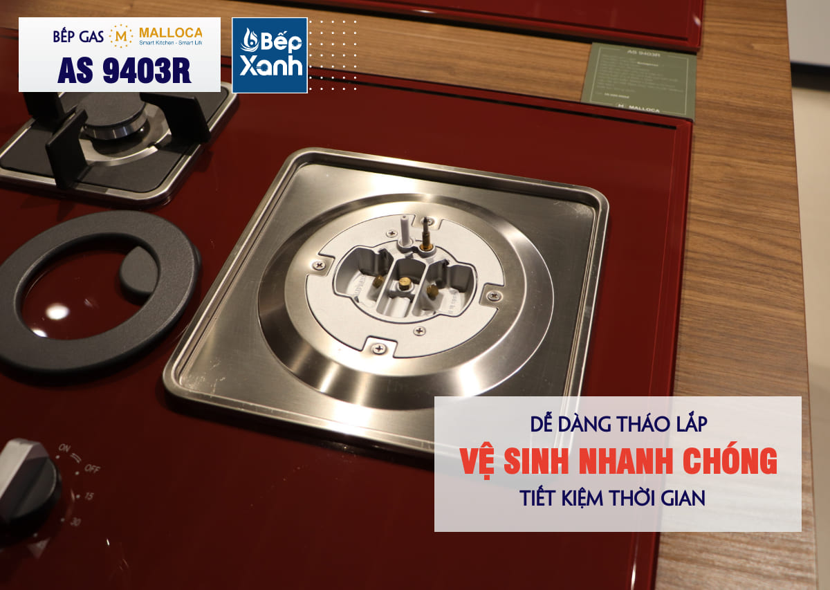 dễ dàng vệ sinh bếp