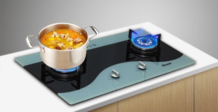 Bếp gas âm Rinnai RVB-212BG(CW)