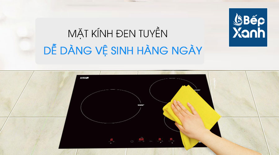 Mat kinh bep Malloca MH 03I de dang ve sinh