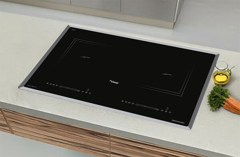 Bếp từ đôi Canzy CZ-ML757I có thiết kế lắp âm hiện đại
