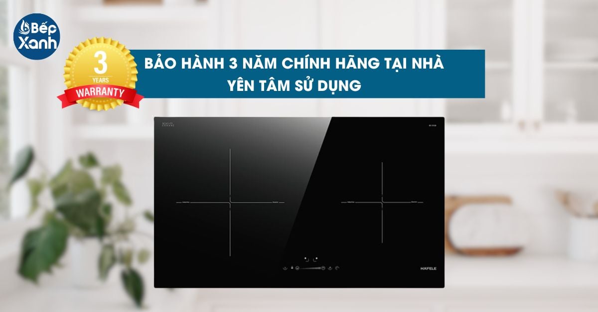 Bếp từ Hafele 2 vùng nấu HC-I752B 536.61.787 bảo hành 3 năm Bếp từ Hafele 2 vùng nấu HC-I752B 536.61.787 bảo hành 3 năm