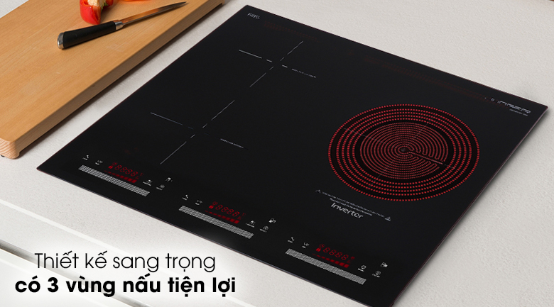 Bếp từ hồng ngoại ba vùng nấu Junger CEJ-300-IIF - Bếp từ hồng ngo��i sang trọng, đường nét gọn đẹp, có đến 3 vùng nấu Bếp từ hồng ngoại ba vùng nấu Junger CEJ-300-IIF - Bếp từ hồng ngoại sang trọng, đường nét gọn đẹp, có đến 3 vùng nấu