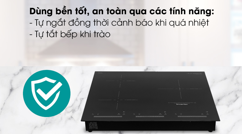 Bếp từ hồng ngoại ba vùng nấu Junger CEJ-300-IIF - Có các tính năng an toàn, tiện dụng Bếp từ hồng ngoại ba vùng nấu Junger CEJ-300-IIF - Có các tính năng an toàn, tiện dụng