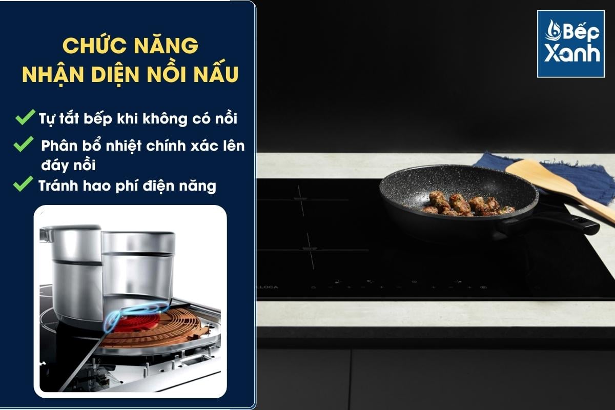 Chức năng nhận diện nồi tốt