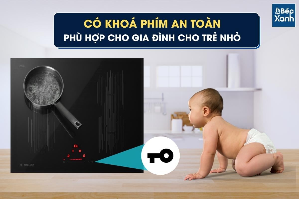 Chức năng khoá an toàn cho trẻ em