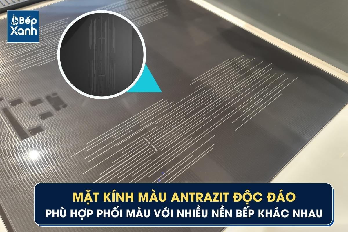 Mặt kính màu Antrazit mới lạ