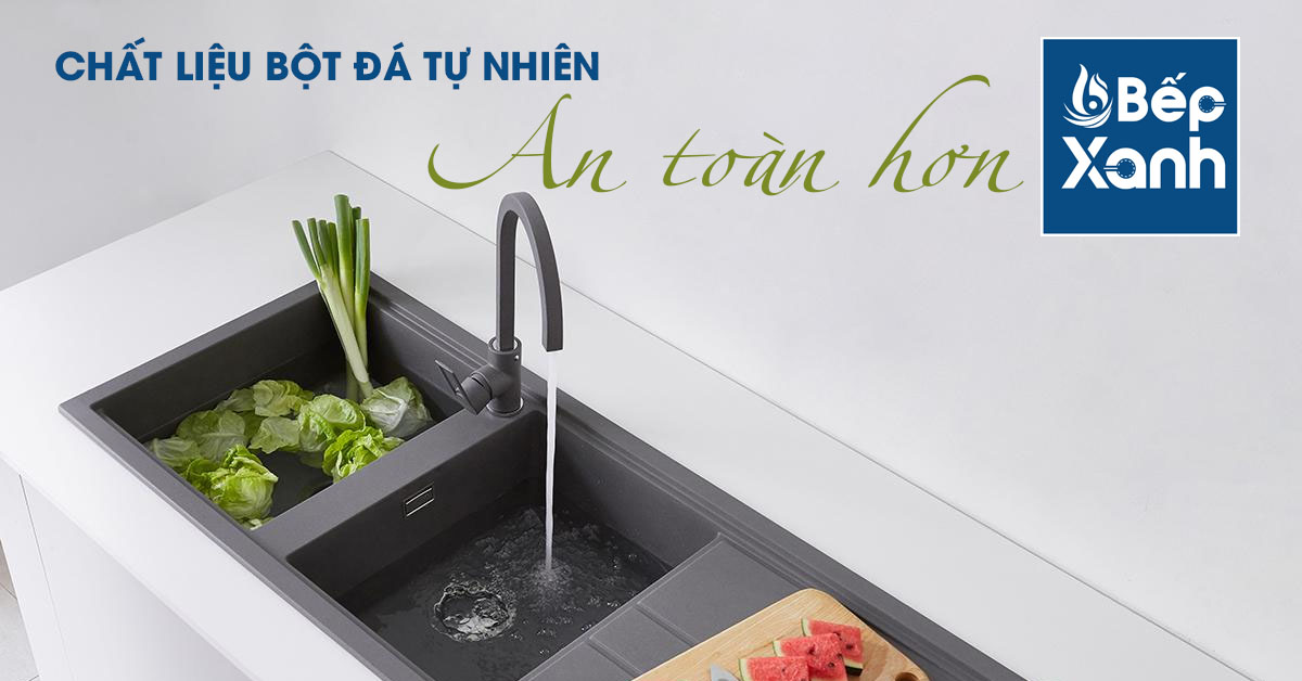 Chất liệu cốt bột đá tự nhiên an toàn hơn của chậu đá Malloca