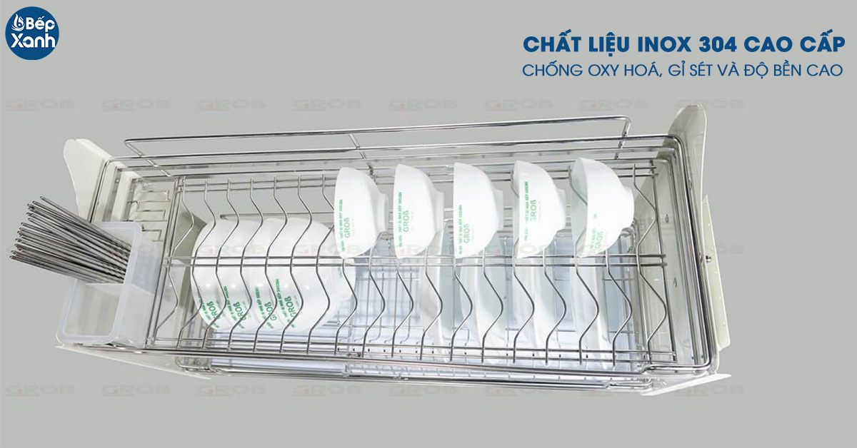Chất liệu inox 304 cao cấp siêu bền