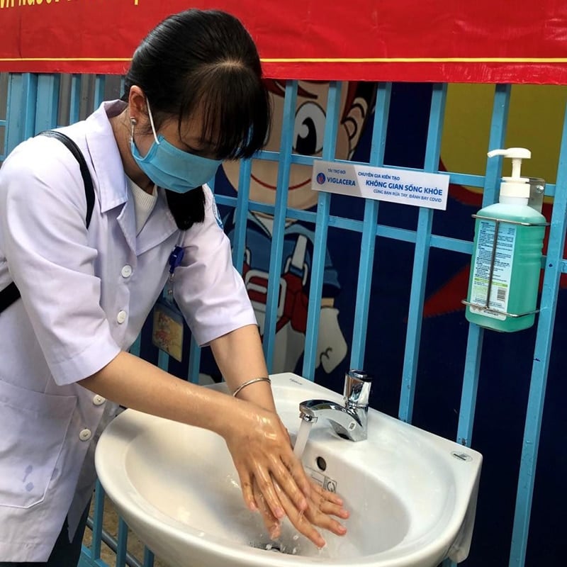 chau rua mat lavabo treo tuong viglacera vtl2 chinh hang